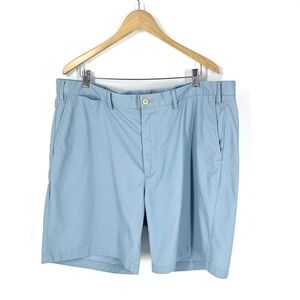 Polo Ralph Lauren Pima Cotton Shorts Mens 42T Tall Blue Chino
